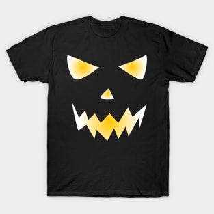 Cat Face Meh Funny Halloween T-Shirt